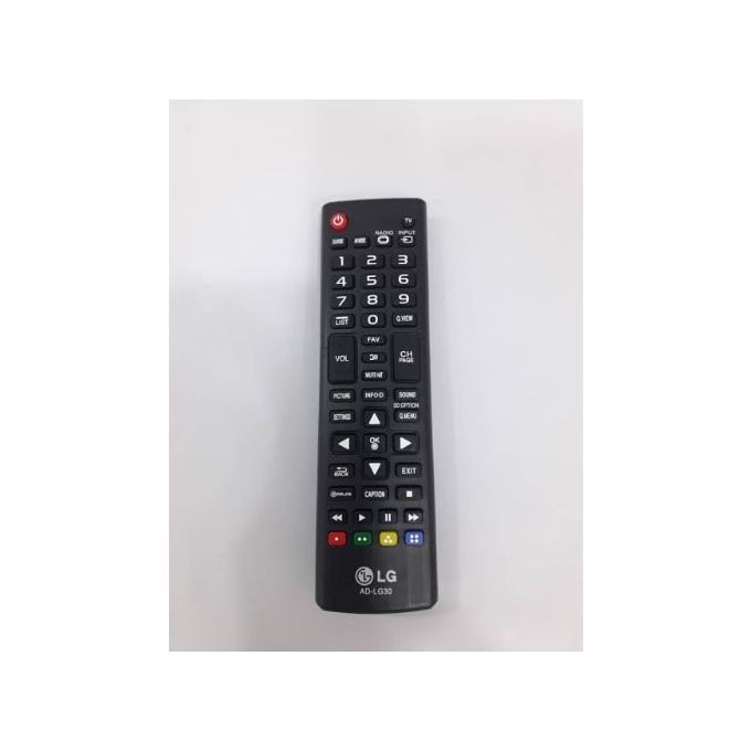 LG Replacement Universal LG LCD, LED Or Plasma TV Remote AD-LG30