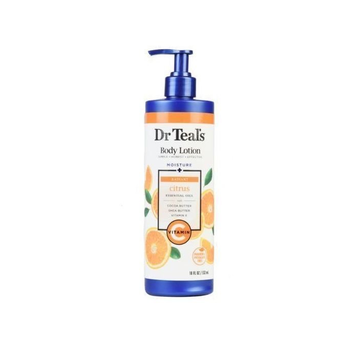 Dr Teal's Body Lotion Radiant Citrus With Vitamin C - 18 Oz